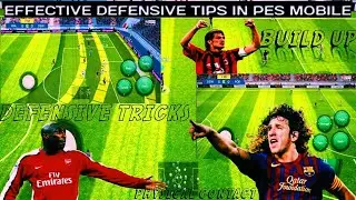 DEFENDING TIPS IN PES MOBILE 2021 YOU NEED TO KNOW|HOW TO DEFEND LIKE A PRO IN PES MOBILE |