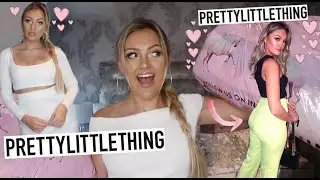 HUGE $400 PRETTY LITTLE THING HAUL | SPRING TRY ON!! ad