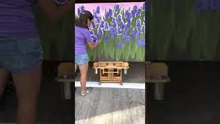 Big iris painting part 23