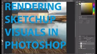 Rendering sketchup models in Photoshop