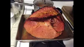 Low Carb *truvia Brown Sugar* Pineapple Glaze Ham - Can be KETO Friendly w/o the pineapples...