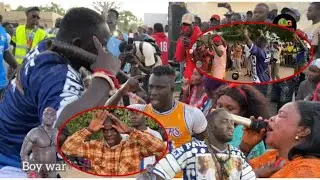 Open presse Boy War:Tousse extraordinaire ,l’apparition de explose les supporters 