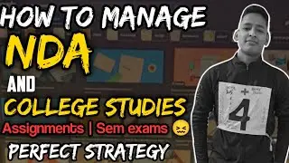 How to manage NDA preparation with College |How to Manage time for nda 🔥| Perfect NDA strategy.