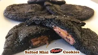 Salted Mini Mars Halloween Cookies - Cheeky Crumbs