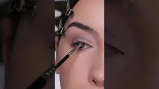 Shimmery cool toned eyeshadow look tutorial using the Morphe ChromaPlus 12 pan moon stone palette