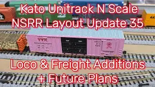 Обновление макета железной дороги Kato Unitrack в масштабе N (номер 35) - Локомотивы, подвижной с...