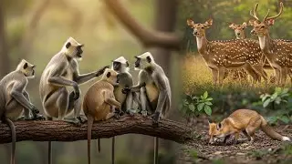 The Brave Fox and the Mighty Lion: A Jungle Story | Wildlife Nature TV