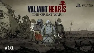Valiant Hearts: The Great War PS5 Walkthrough Part 1 - No Commentary | Emotional Journey Begins!