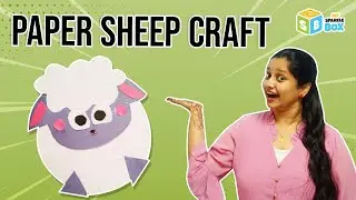 Paper Sheep Craft | Fun DIYs & Paper Crafts for kids | Easy Paper Crafts for kids | Sparkle Box