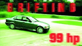 Drifting with 99 hp and 141 Nm (low-budget-car) | 1080 p