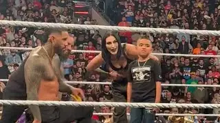 Rhea Ripley & Jey Uso, Jimmy Uso Fun With Kid & Yeet Together At WWE Raw Off Air 2025 
