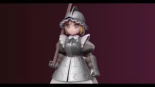 Pikemaid Zbrush Timelapse / Speed Sculpt
