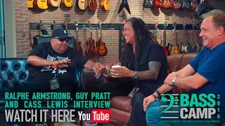 Bass Camp 2016 Interviews - Guy Pratt, Ralphe Armstrong and Cass Lewis