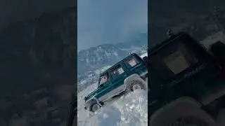 Power of 4x4, land, cruiser #snowfall #swatkalam #pakistan