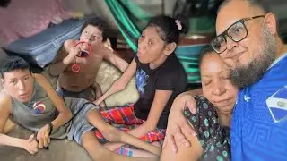 Madre con tres hijos en el suelo NO SE ESPERABA ESTO