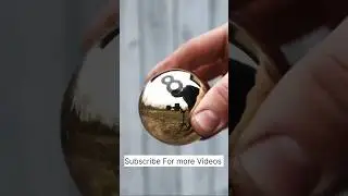 Creating a Metal 8 Ball Pool Ball | Unique DIY Craft