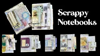 Scrappy Staggered Booklets flip throughs
