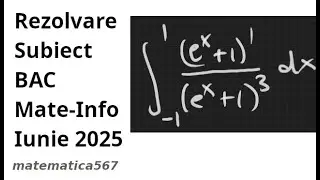 rezolvare subiect  bacalaureat Mate-Info iunie 2025