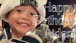 Officially a THREEnager ! Aiden REWIND! #vlog #toddlers #parenting #fyp #fypシ゚viral #birthday