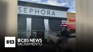 Some California authorities choose horseback in fight against retail theft
