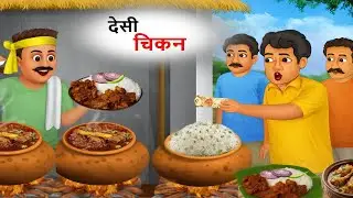 काका का देसी चिकन | Kaka Ka Desi Chicken | Greedy King Story | Hindi Moral Kahani | Aman Toons