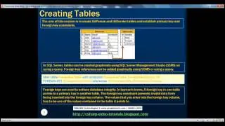 Part 3   Creating and working with tables