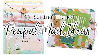 🐣 Snail Mail: 16 Outgoing Pen Pal/P.O. Box Mails in SPRING THEME! 🌷
