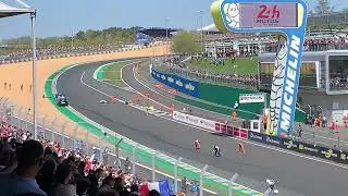 Accident au Départ des 24h du Mans Motos 2022