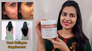 HK VITALS Marine Collagen benefits for skin, hair | 8 weeks challenge | Remove Hyperpigmentation