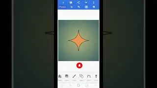 How To Create A Vector Sparkle In Pixellab #shorts