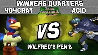 Wilfred's Pen 6 Asidyx(Marth) vs 404 Cray (Falco) Winner's Quarters