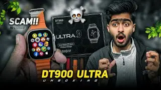 My New DT900 Ultra Smart Watch Unboxing 💀🔥 | Games, Hidden Feature, WhatsApp | SCAM 🚫 | You Look