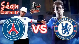 CHELSEA vs PSG (S&eacute;an Garnier) , Amazing SKILLS vs supporters, Champions league