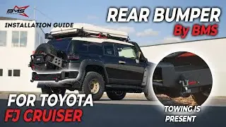 Toyota FJ Cruiser 2007-2023 Rear Bumper BMS ALFA Installation guide