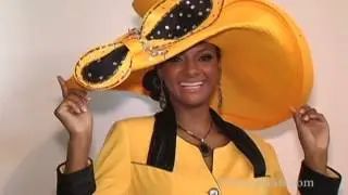 Yellow Church Suit from Donna Vinci