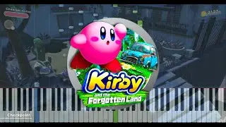 Kirby and the Forgotten Land - Moonlight Canyon (Piano, Game Video)