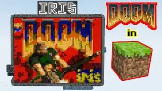 DOOM running on REDSTONE COMPUTER - E1M1 in Minecraft!