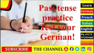 Past tense practice- Test your German! | Learn German A1 A2