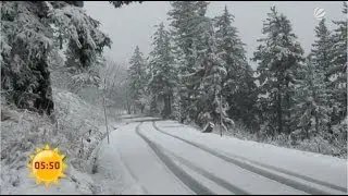 Der erste Schnee in Deutschland | Sat.1 Fr&uuml;hst&uuml;cksfernsehen