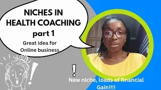 Niches in health coaching | NUTRITION COACHING  | Make money from home