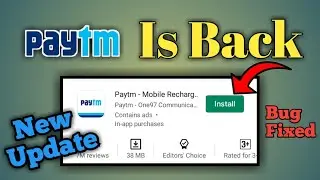 Paytm is back again in playstore | Paytm ফিরে এলো Google Playstore এ | Technical Souvik