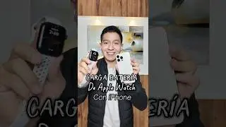 C&oacute;mo cargar la bater&iacute;a de tu Apple Watch con tu iPhone #lifestyle #tecnologia #iphone #apple #tech