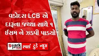 વડોદરા LCB એ દારૂના જથ્થા સાથે 1 ઈસમ ને ઝડપી પાડયો 2021| Spark Today news