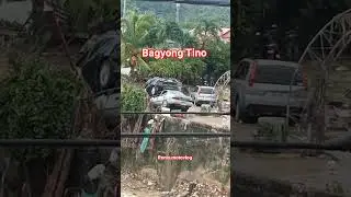 Bacayan Talamban bridge damage by typhoon Tino #viral #viralvideo #typhoon
