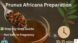 🌿 How to Prepare and Use Prunus Africana | Natural Herbal Remedy Guide for orders 0797469630 