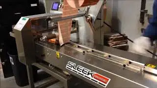 Flow wrapping and packaging pet treats with the SleekWrapper 40