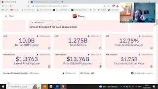 Arbitrum Airdrop Dune Analytics