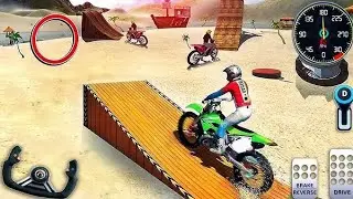 Motorcross Beach Jumping Bike Racing &ndash; Motor Racer Stunt Simulator 3D &ndash; Android Gameplay 