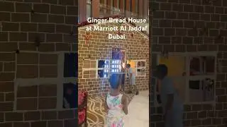 Dubai's Life Size Gingerbread House! #christmas #dubai #expat #merrychristmas #gingerbreadhouse