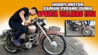 Motor sparta villiers 125cc 1951 Hobby motor zaman perang dunia